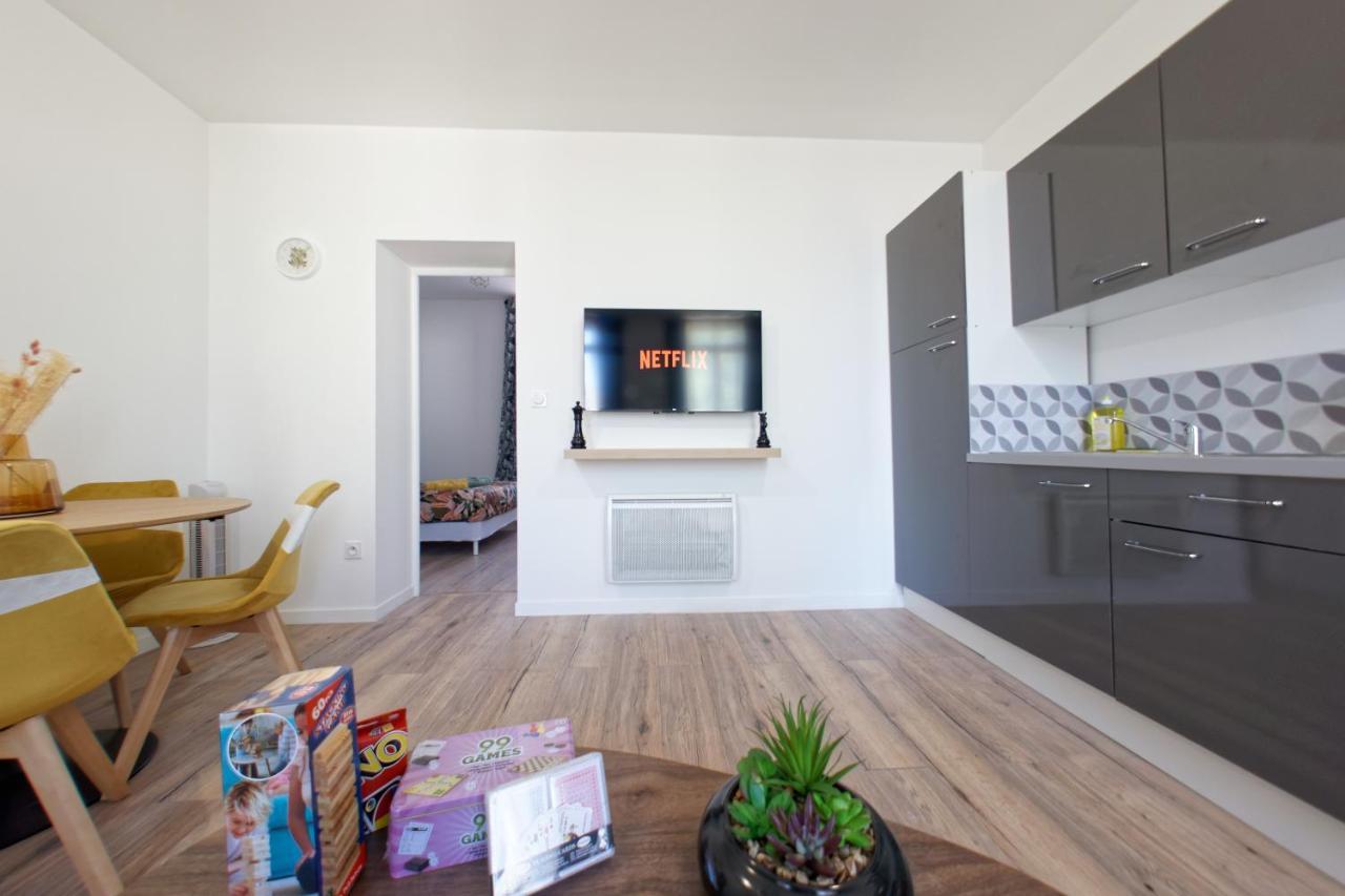 L'Azur - 3 Personnes - Bureau & Wifi Apartment Перпинян Екстериор снимка